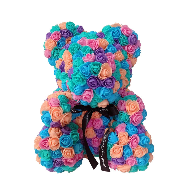 Love Yours™ Rose Bear Heart For Her (40cm)