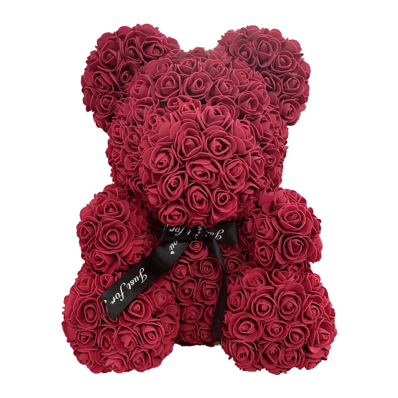 Love Yours™ Rose Bear Heart For Her (40cm)