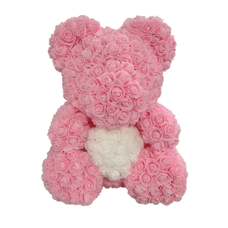 Love Yours™ Rose Bear Heart For Her (40cm)