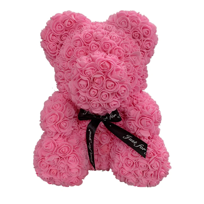 Love Yours™ Rose Bear Heart For Her (40cm)