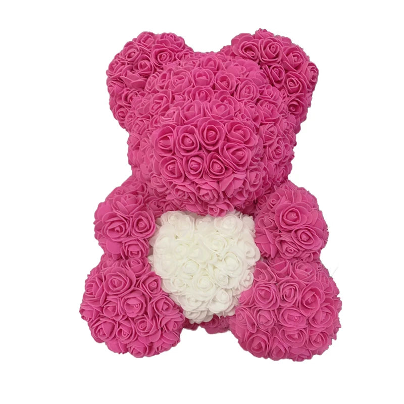 Love Yours™ Rose Bear Heart For Her (40cm)