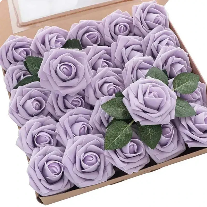 Love Yours™ 10~100Pcs Foam Rose Flowers